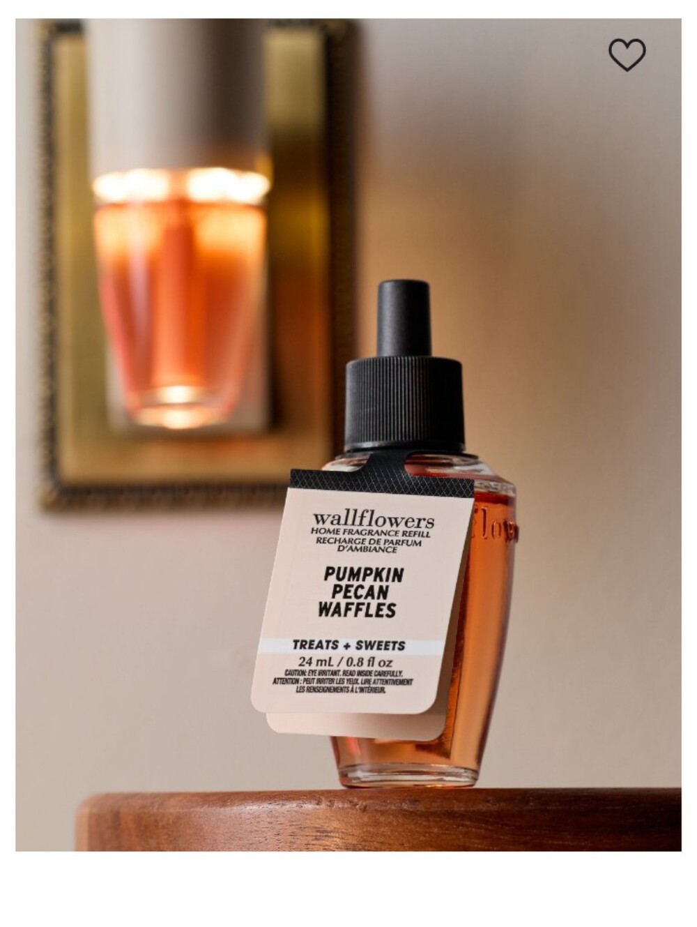 Wallflower Pumpkin Pecan Waffles Fragrance Refill - Amber Brown